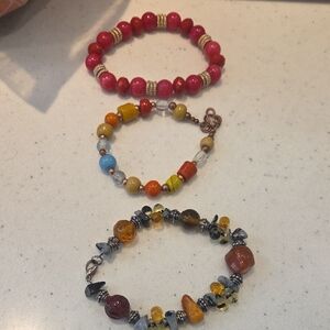 Colorful Beaded Bracelet Set